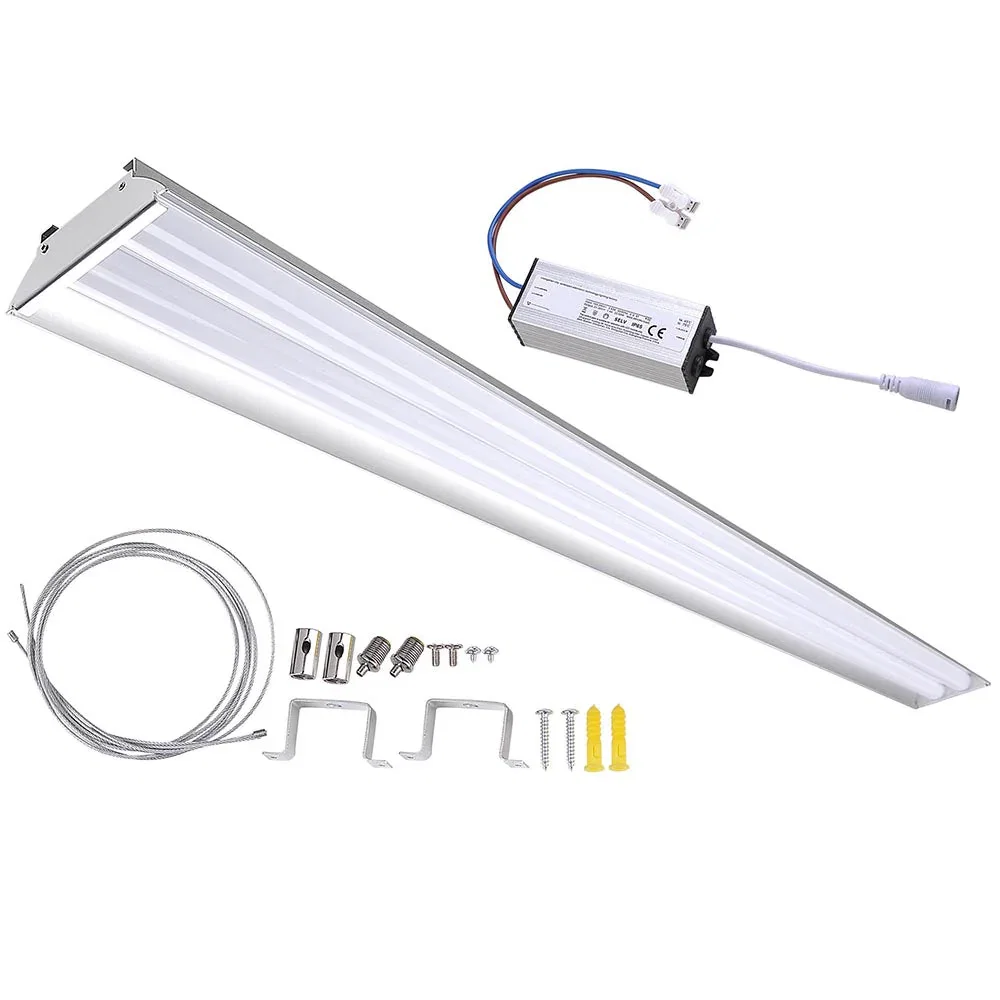 Image of Yescom 40w LED Shop Light Fixture 2-Lamp 4500LM White
