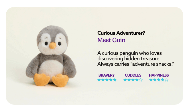 Cozy Cute Penguin Warmies. Shop Now.
