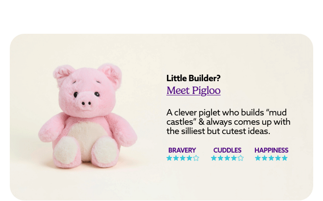 Cozy Cute Pig Warmies. Shop Now.