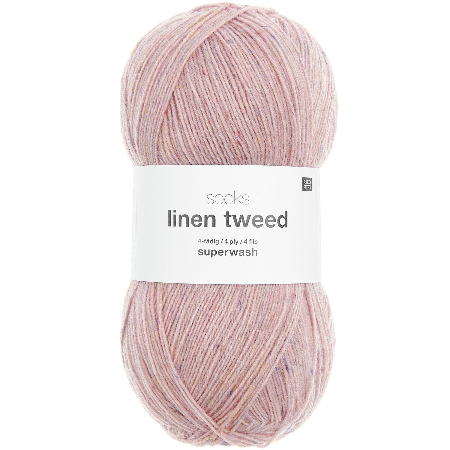 Socks Linen Tweed 4-fädig