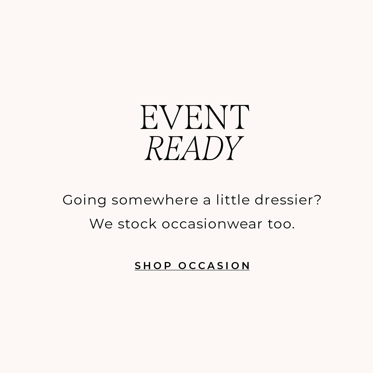 Shop occasion
