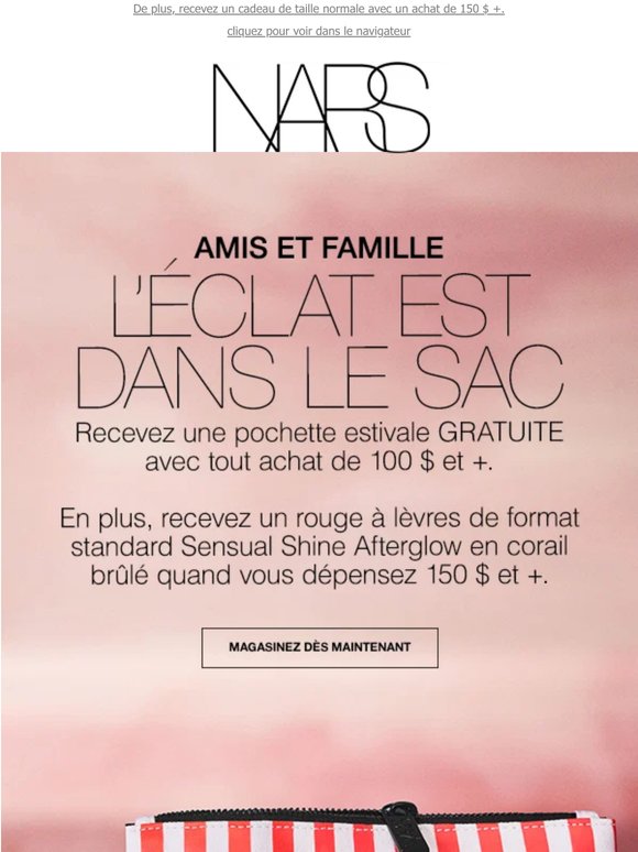Glisser. Briller. Économisez. 25 % de réduction sur tout le site.