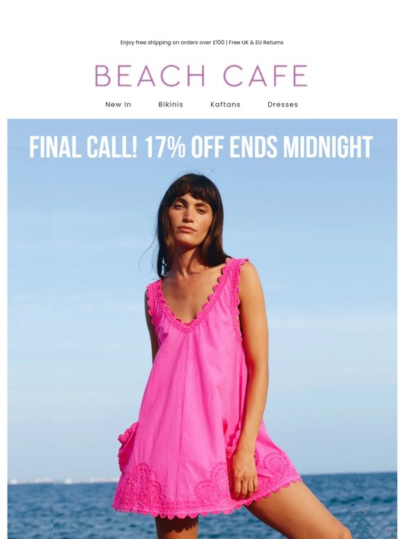 Final Call!  Last Few Hours of 17% Off