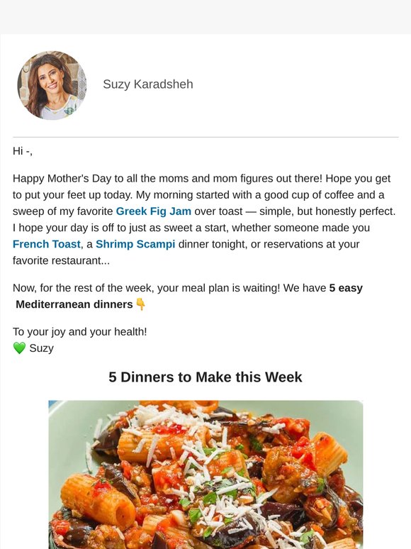 ✨Your Meal Plan from The Mediterranean Dish