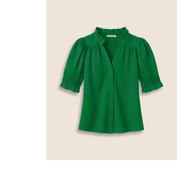 Nolan Organic Cheesecloth Blouse