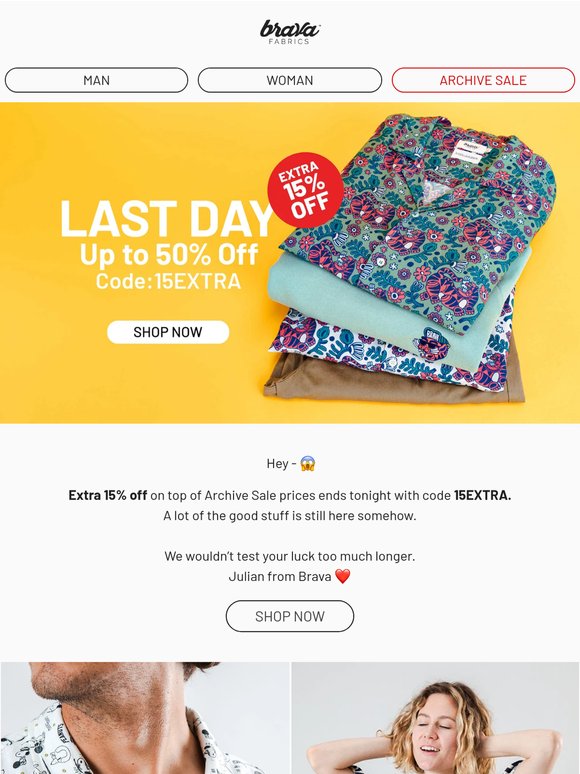 🔥LAST DAY: Extra 15% Off