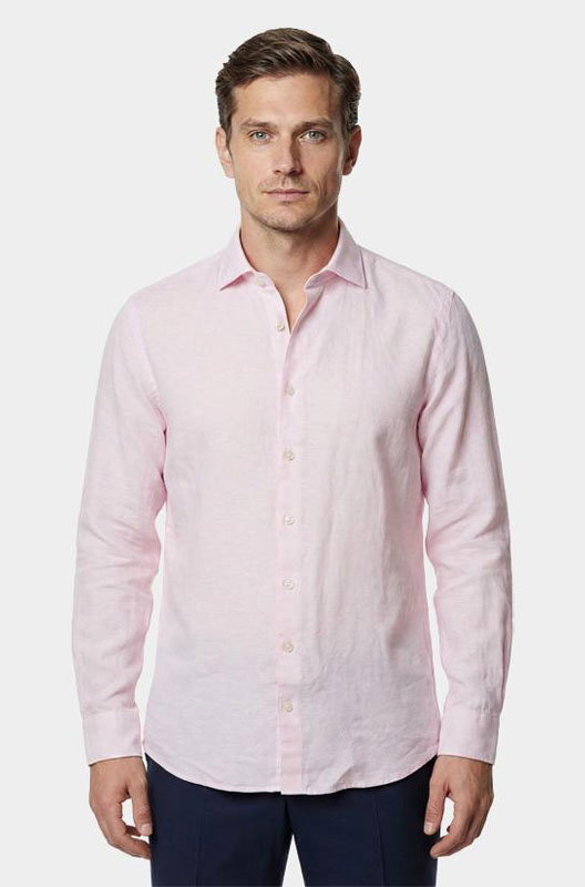 BWA Linnen Hemd Roze