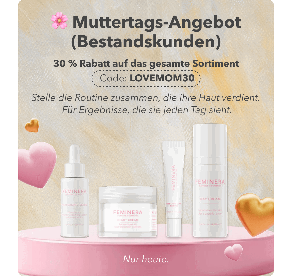 30 % Rabatt auf das gesamte Sortiment