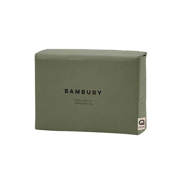 Bambury Pinnacle Sheet Set Moss