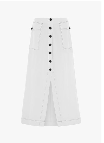 ROBIN BUTTON MAXI SKIRT