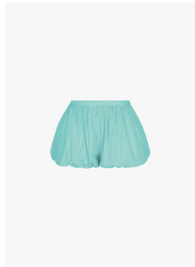 PAUBLO BUBBLE HEM POPLIN SHORTS