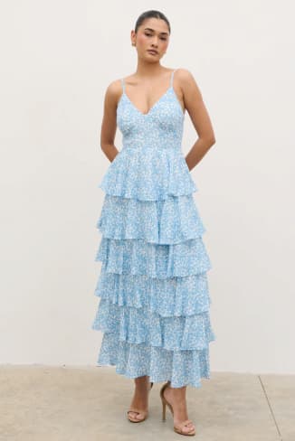 Lissy Ruffle Midaxi Dress