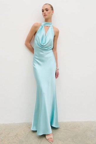 Solene Cowl Neck Maxi Dress