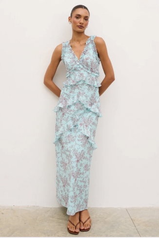 Aurelia Ruffle Maxi Dress