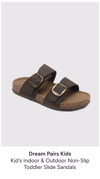 Kid's Indoor & Outdoor Non-Slip Toddler Slide Sandals