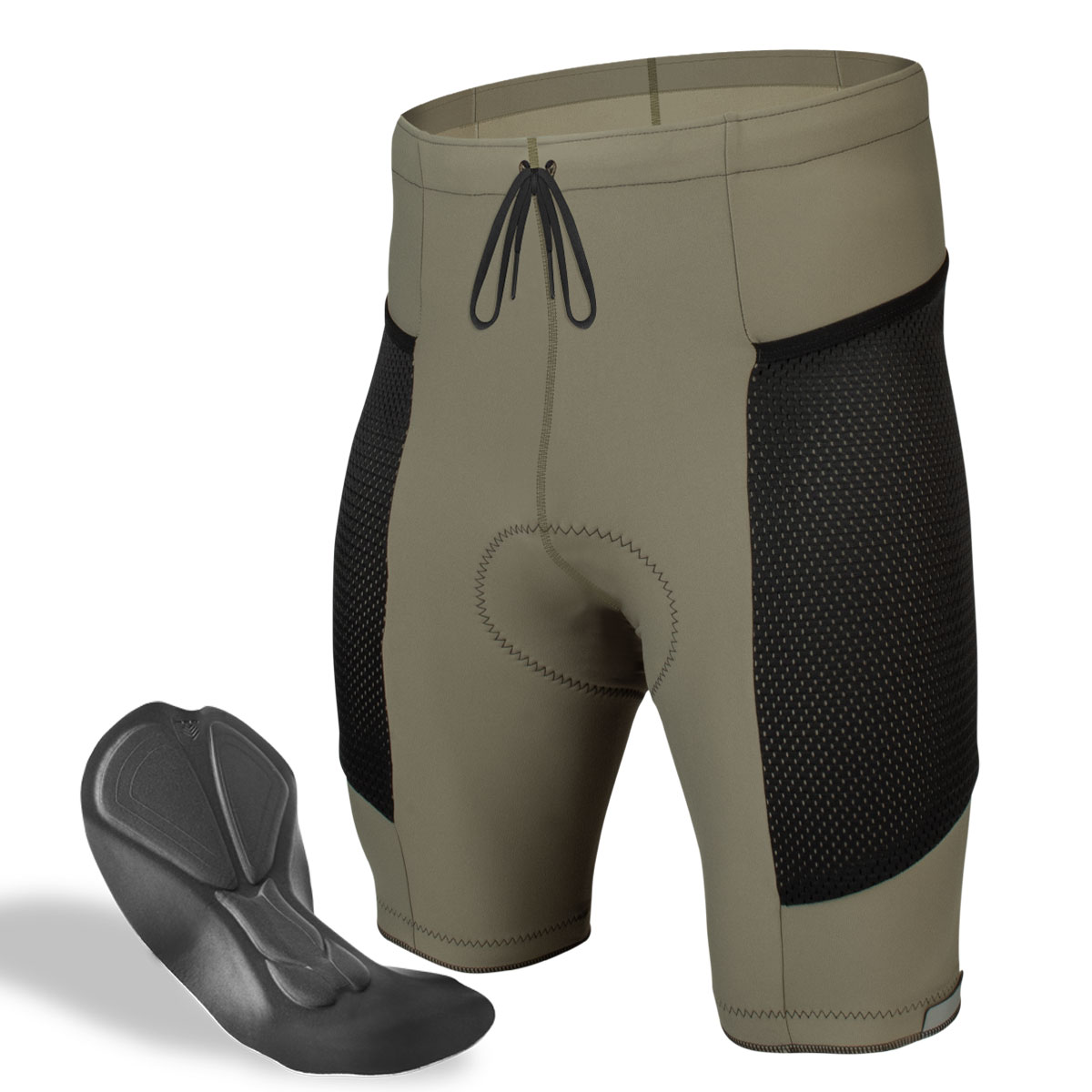 Matte Gel Touring Shorts Olive