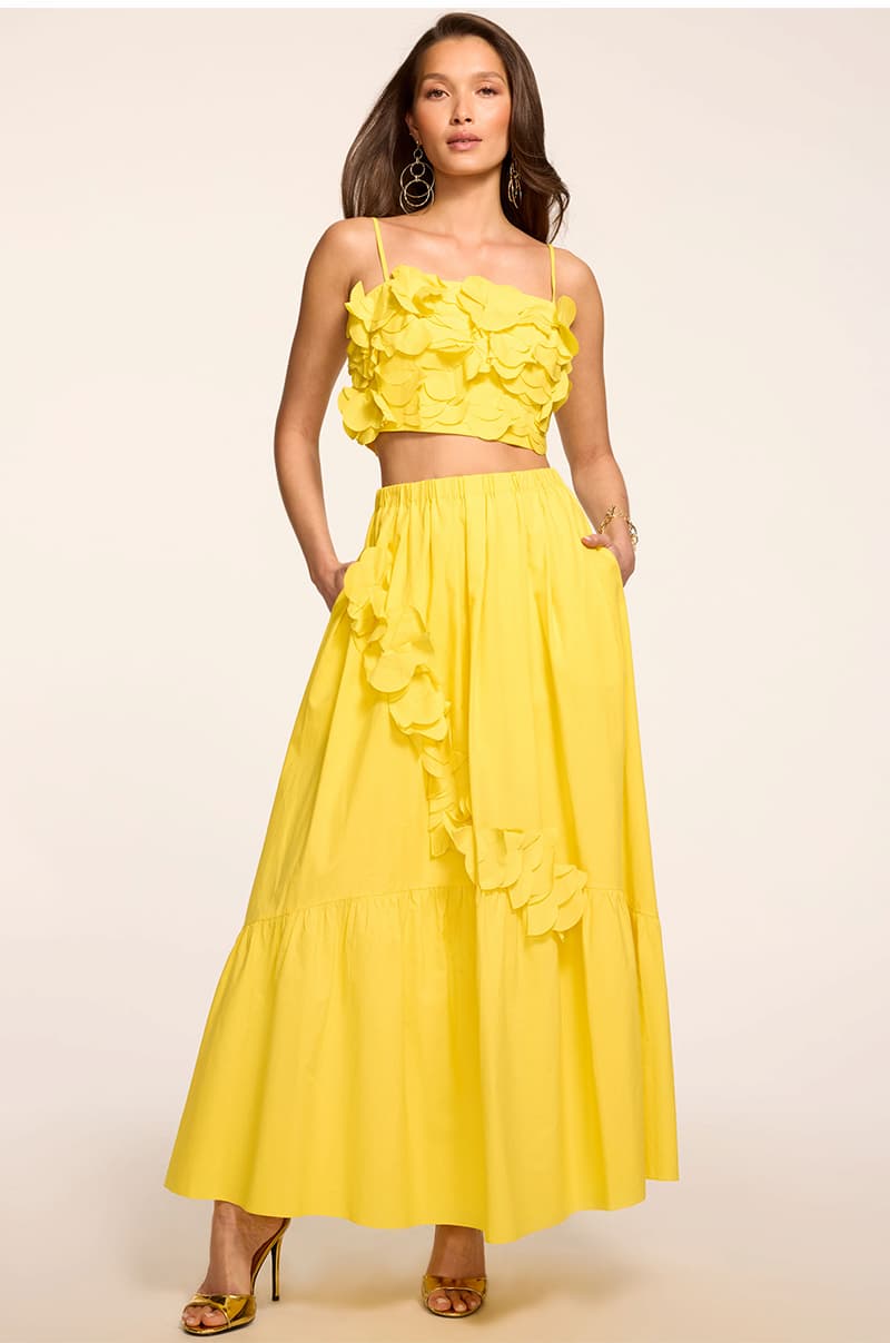 Yellow Top and Skirt