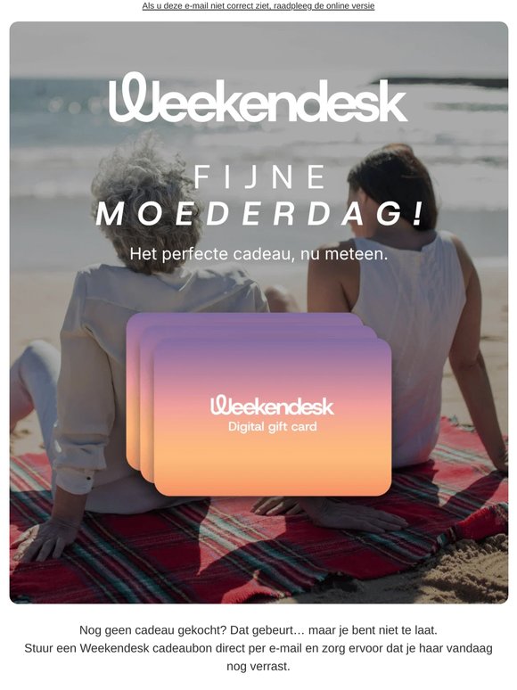 Fijne Moederdag! Nog geen cadeau gekocht?