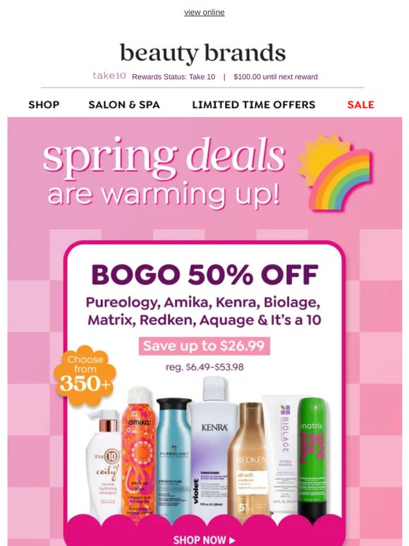 Spring beauty deals 🌞🌷