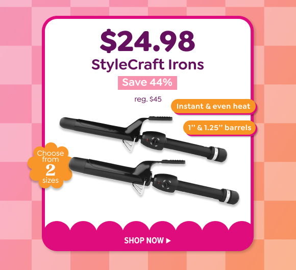 $24.98 STYLECRAFT CURLING IRON