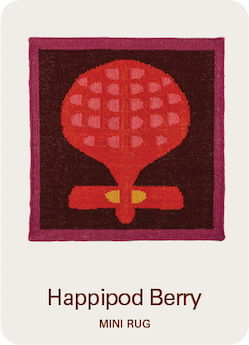 Happipod Berry Mini Rug