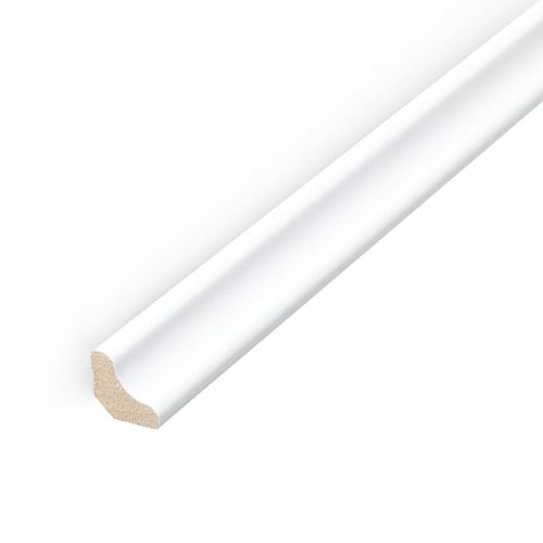 White - 2.4m Laminate Scotia Beading