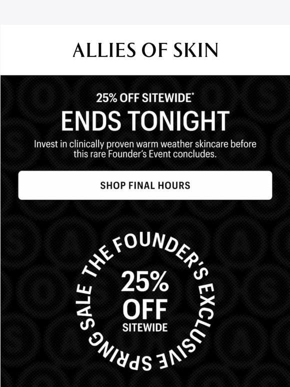 Final Hours: You Deserve 25% Off✨