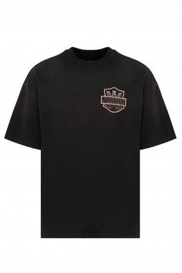 American Dream Crystal Relaxed Tee Black