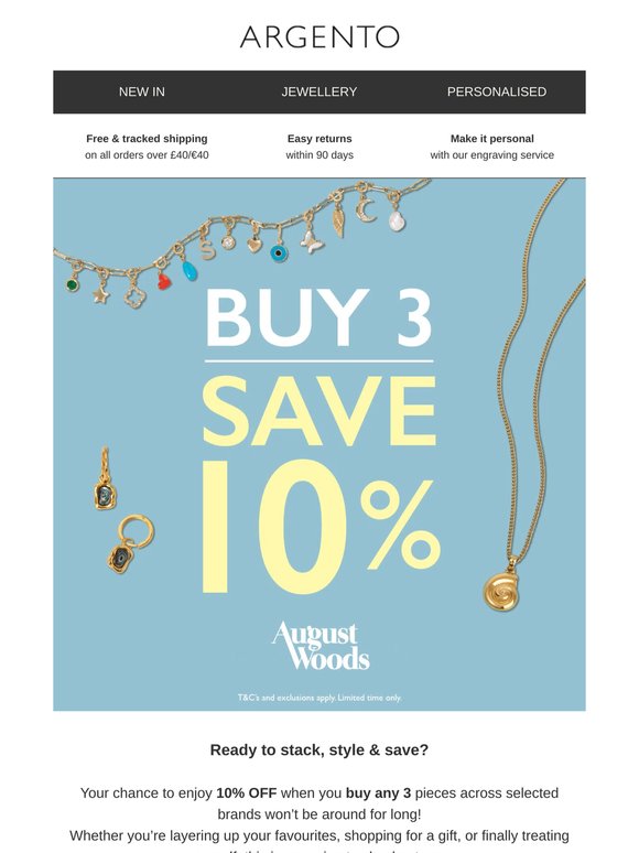 10% Off When You Buy 3 ✨