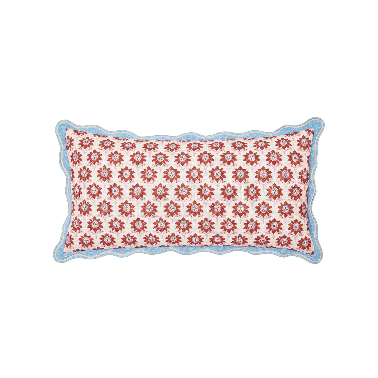 Image of Siesta Stripe Cushion 60cm x 30cm, Red