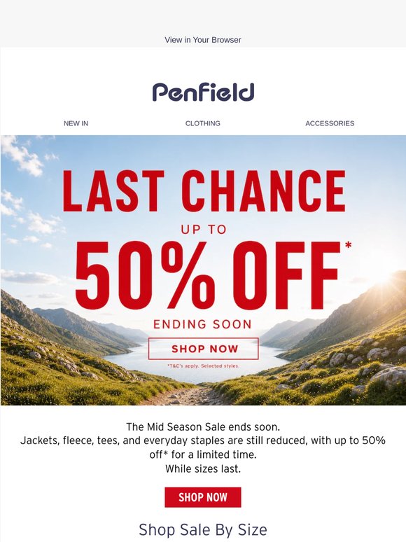 LAST CHANCE | Up to 50% Off*