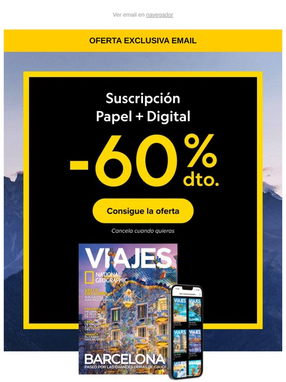 ¡Te queda poco tiempo! -60% en tu suscripción