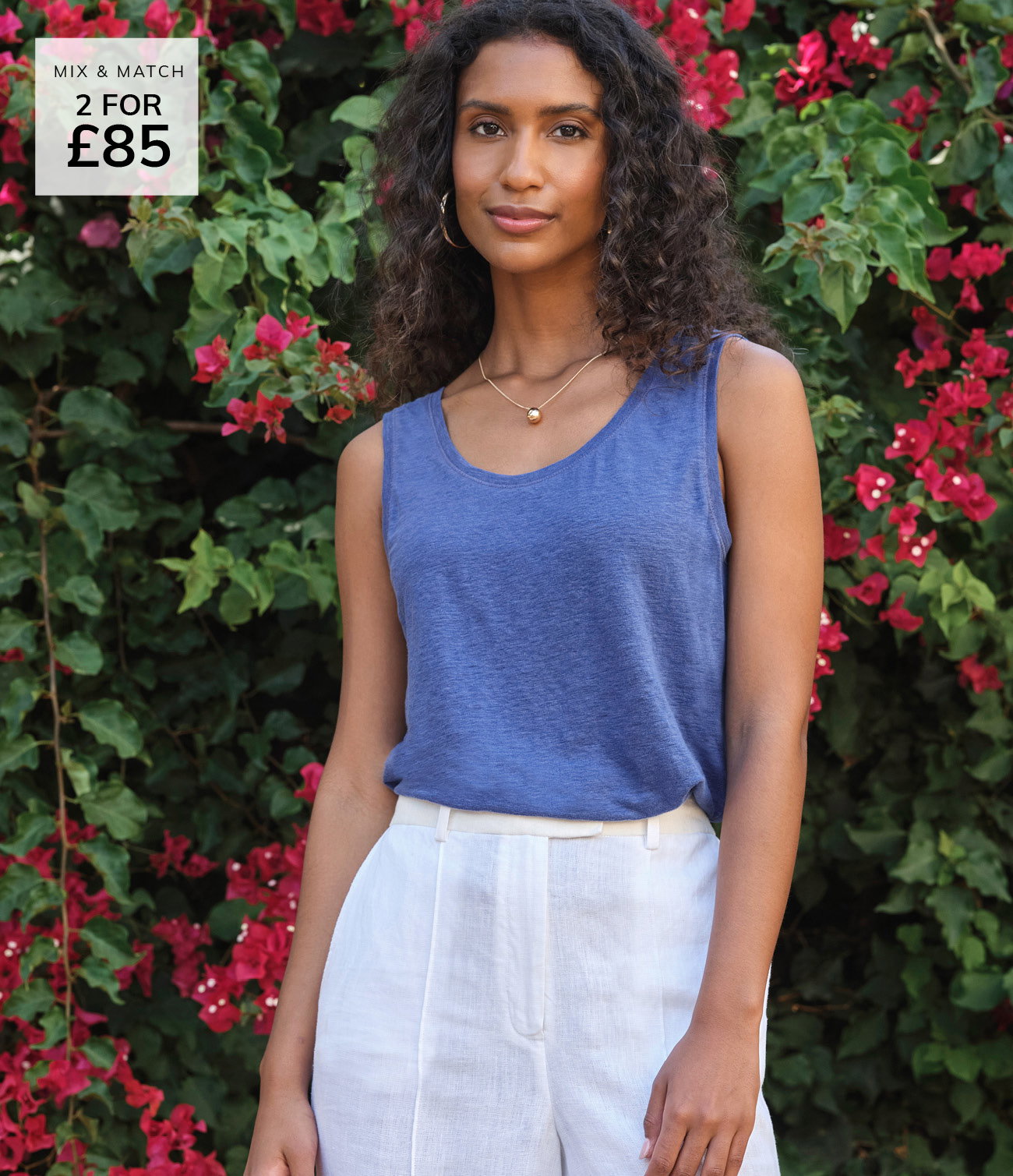 Luxury Linen Jersey Vest