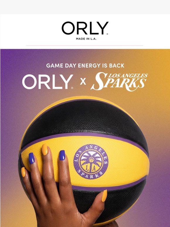 ORLY x LA Sparks! 💜⭐🏀