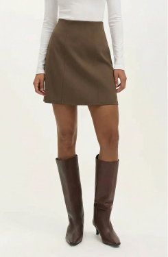 Helia Mole Ponte Jersey Mini Skirt