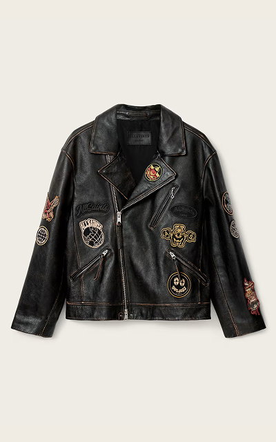 LEATHER PATCH BIKER