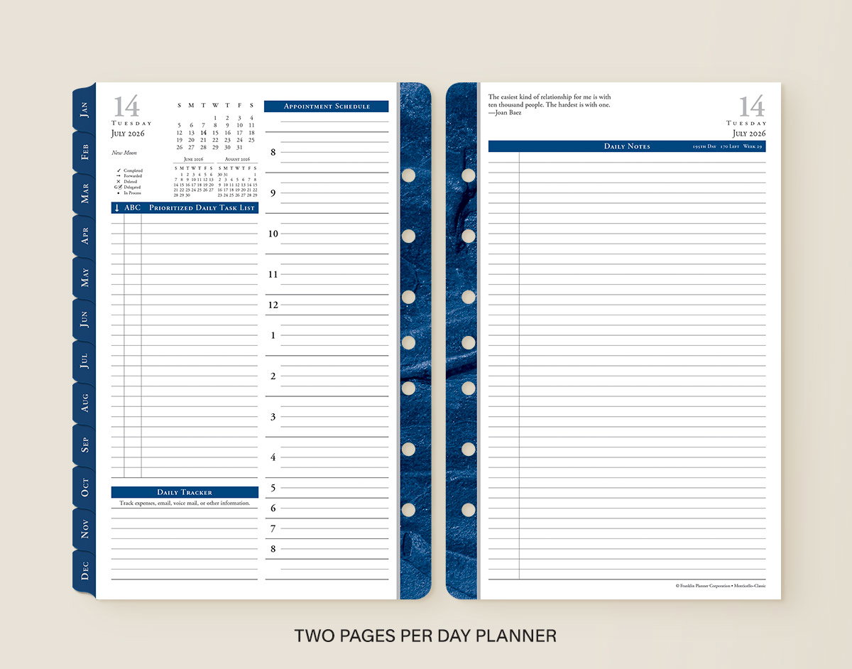 Two Pages Per Day Planner.