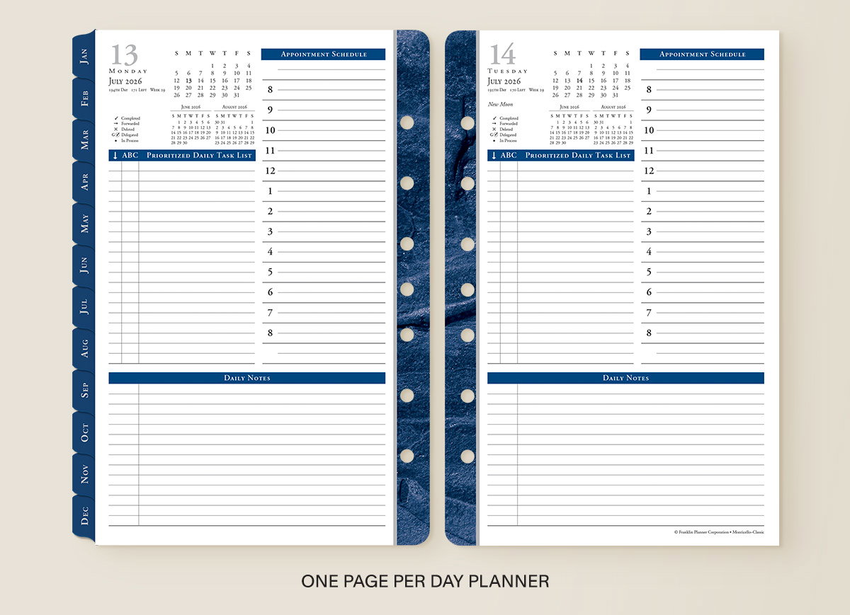 One Page Per Day Planner.