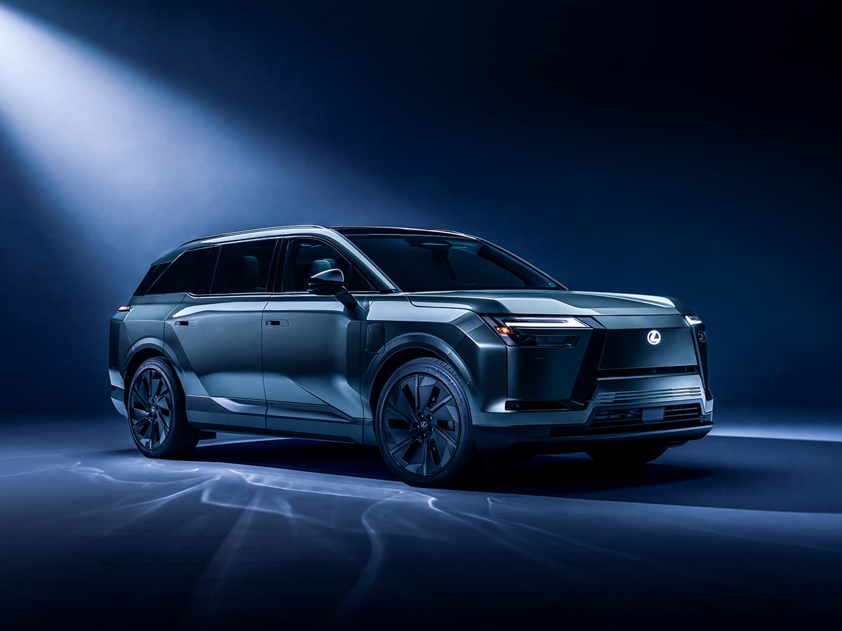 Glimpse at Future of Lexus With TZ Three-Row Electric SUV Reveal