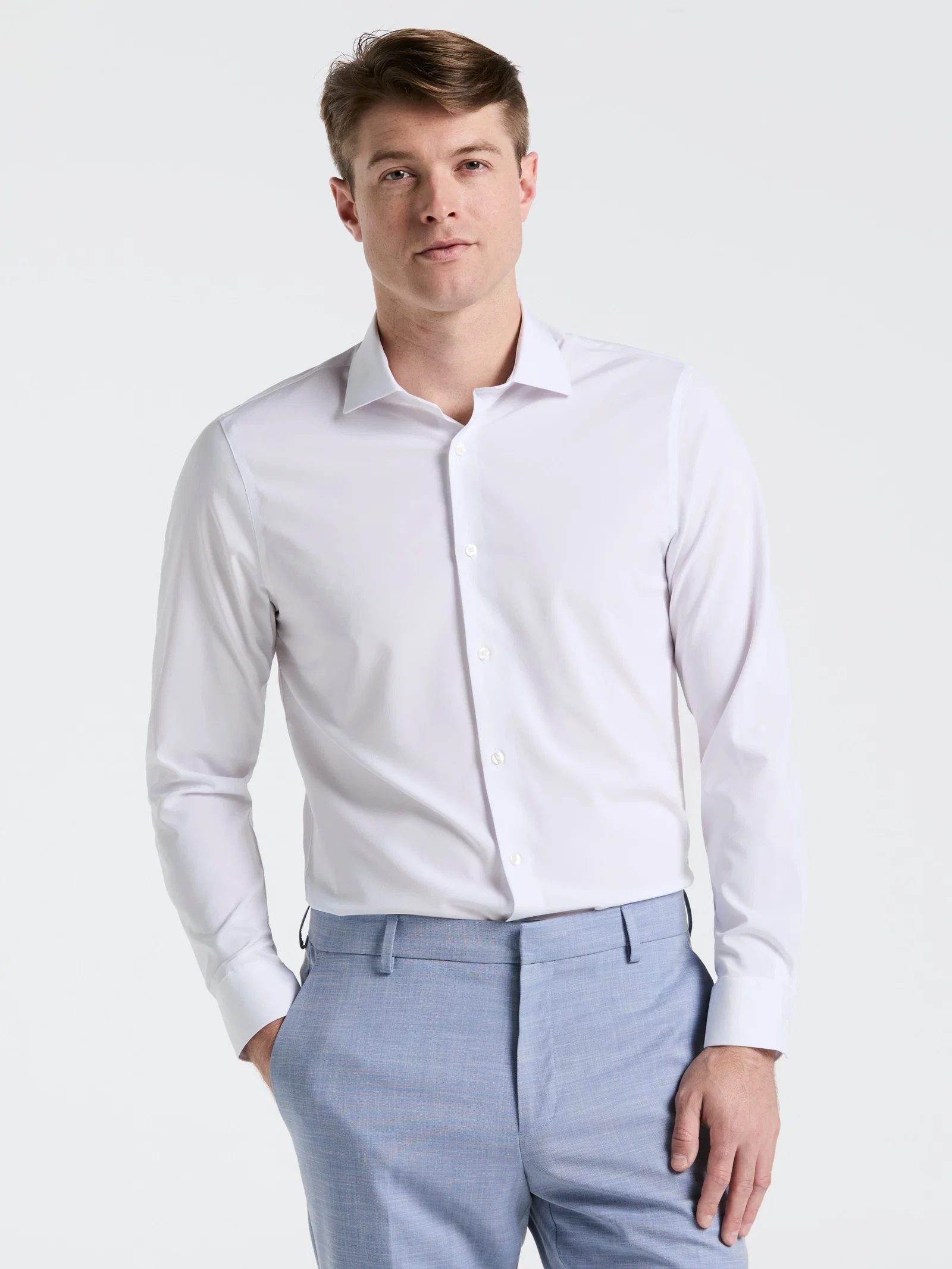 Image of Performance Tech Solid Dress Shirt
