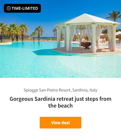 Gorgeous Sardinia retreat just steps from the beach