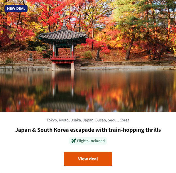 Japan & South Korea escapade with train-hopping thrills