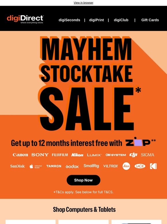 🚨HUGE savings across the biggest tech brands this MAYHEM Sale!