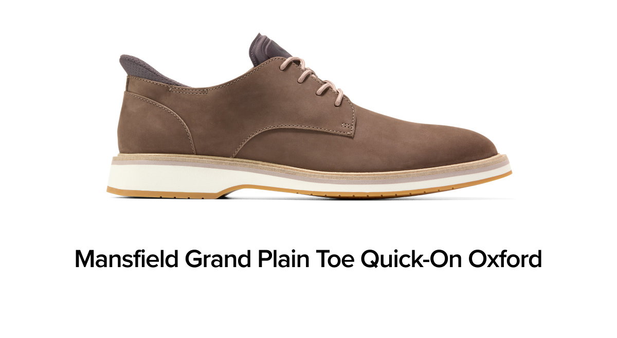 Mansfield Grand Plain Toe Quick-On Oxford