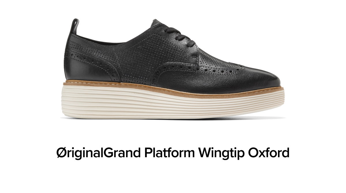 ØriginalGrand Platform Wingtip Oxford