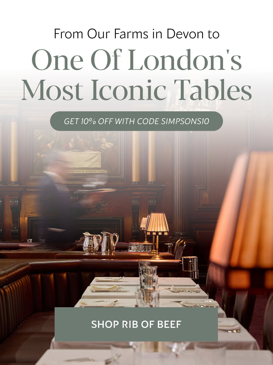 From our farms in Devon to one of London's Most Iconic Tables | Shop Rib of Beef 
