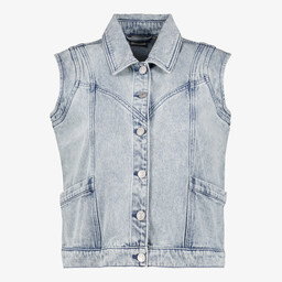 Twoday dames spijker gilet lichtblauw