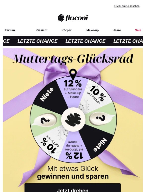 🕚 Jetzt Glücksrad drehen, bevor es vorbei ist!