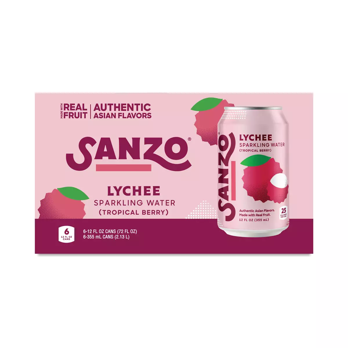 Sanzo Sparkling Water, Lychee
