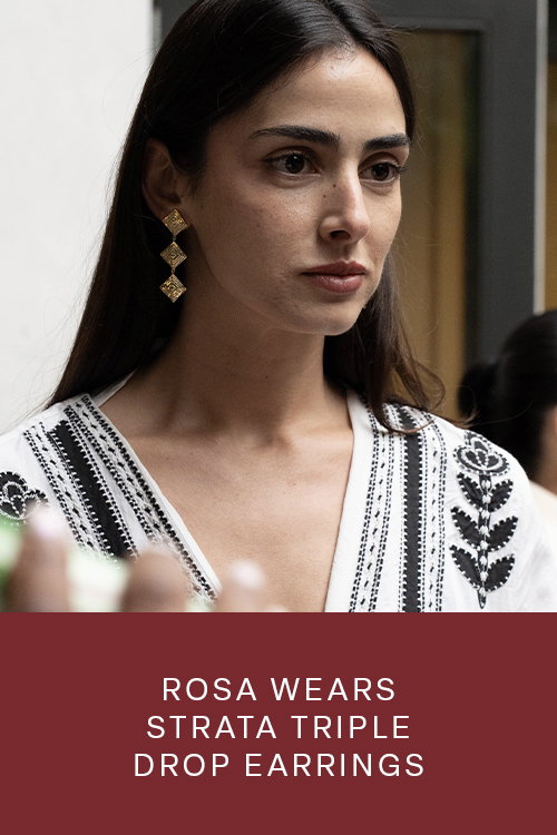 Strata Triple Drop Earrings